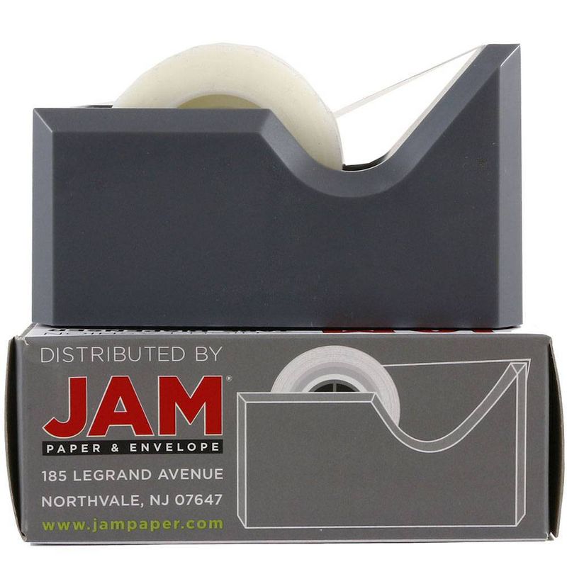 JAM Paper Colorful Desk Tape Dispensers - Gray, 4 of 6