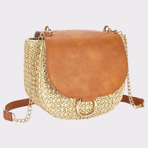 Women's Raffia Crossbody Bag - LASCANA - 1 of 4