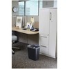 Rubbermaid Resin Wastebasket, Plastic Under Desk Trash Can, 7 Gal, Gray, 2 Pack - 3 of 3