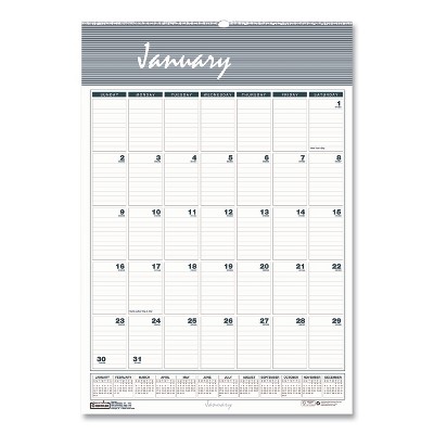 House of Doolittle Recycled Bar Harbor Wirebound Monthly Wall Calendar 8.5 x 11 2022 331HD