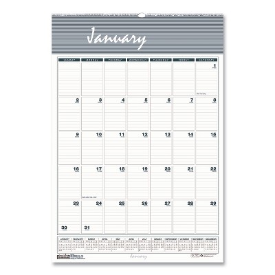 House of Doolittle Recycled Bar Harbor Wirebound Monthly Wall Calendar 8.5 x 11 2022 331HD