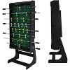 Sunnydaze Indoor Space-Saving Folding Family Foosball Soccer Game Table with Manual Scorers - 48" - Black - image 2 of 4