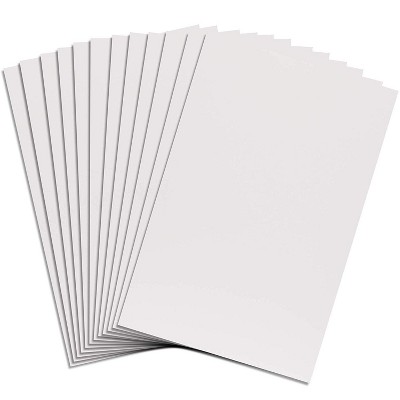 Bright Creations 12 Pack White Foam Poster Board Styrofoam for Crafts Art Modeling, 20 x 30 in