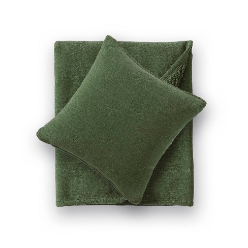 2pk Chenille Square Throw Pillows - Threshold™