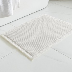BAGOKIE Set of 2 Waffle Bathroom Rugs & Mats - 1 of 4