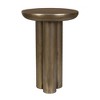 Uttermost Thorp Outdoor Accent Table-Modern Rustic Blend in Mottled Antique Brass - 4 of 4