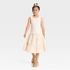 Girls' Pointelle Fitted Lace Trim Tank Top - Cat & Jack™ - 3 of 3