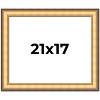 PosterPalooza | Traditional Gold Picture Frame - UV Acrylic, Backing Board, Hanging Hardware Included - 2 of 4