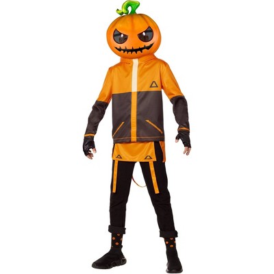 Fortnight Kids' Punk Costume Apparel Set Orange