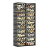 NicBex 10 Tiers Shoe Rack Organizer Cabinet,Stackable Folding Storage Box with Doors for Closet,Bedroom,Kitchen,Entryway,Black - 2 of 4