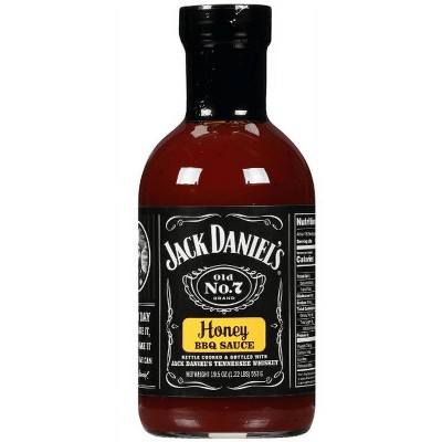Jack Daniel's Honey BBQ Sauce 19.5 oz. (Pack of 2)