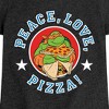 Girls' - Teenage Mutant Ninja Turtles - Peace Love Pizza Fitted Short Sleeve Graphic T-Shirt - 2 of 4