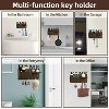 LunaLulinlk Key Holder for Wall, Mail Organizer for Wall Mount with Shelf,Hanging Key Rack Hanger with Hooks Decorative Tan - 2 of 4