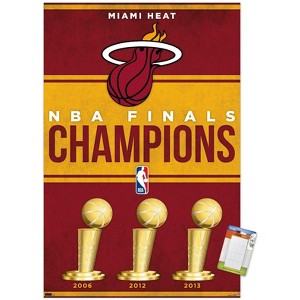 Trends International NBA Miami Heat - Champions 23 Unframed Wall Poster Prints - 1 of 4