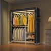 VIPEK V2L Covered Garment Rack with Dimmable LED Lights, 3000K Warm White, Freestanding Clothing Rack Wardrobe Organizer - image 2 of 4