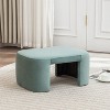 SEYNAR Modern Velvet Rectangle Accent Ottoman - 2 of 4