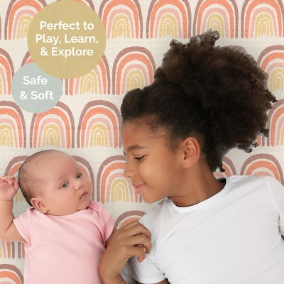 Elephant Rainbow Foldable Waterproof Foam Play Mat