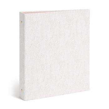 Universal Push-open Deluxe Plus D-ring View Binder 1 Capacity 8-1/2 X 11  White 30712 : Target