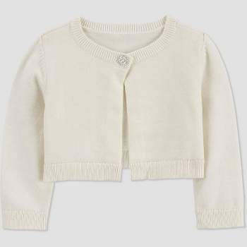 Carter's Just One You® Baby Girls' Cropped Cardigan - Ivory