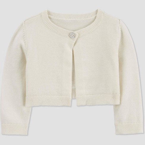 Carter's Just One You® Baby Girls' Cardigan - Ivory : Target