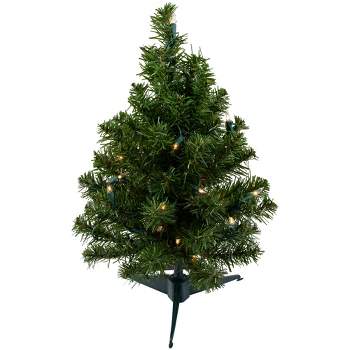 Northlight 1.5 FT Pre-Lit Medium Canadian Pine Artificial Christmas Tree - Clear Lights