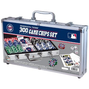 MasterPieces Casino Style 300 Piece Poker Chip Set - MLB Minnesota Twins - 1 of 4