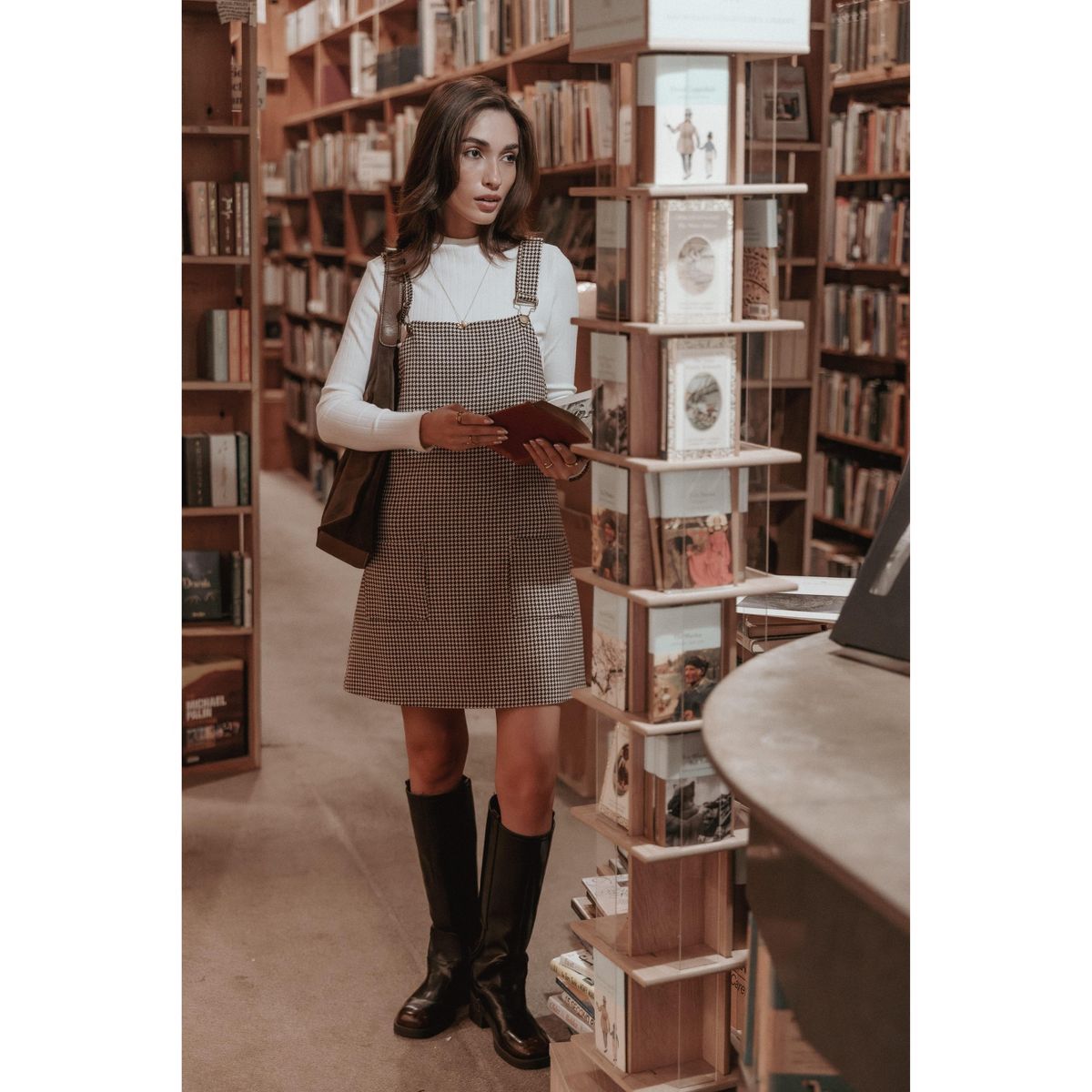 Noah Overall Mini Dress - thumbnail 5