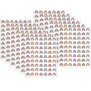 Teacher Created Resources - Oh Happy Day Rainbows Mini Stickers - 378 Per Pack - 12 Packs - 1 of 1
