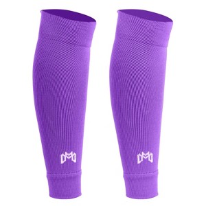 MediCaptain Pre Cut Soccer Sock Sleeves, Companion for Soccer Grip Socks, Securely Holds Shin Guards, Compression Leg Warmer - 1 of 4