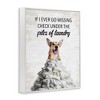 Stupell Industries Piles Of Laundry Dog Black Framed Giclee Art - 3 of 4