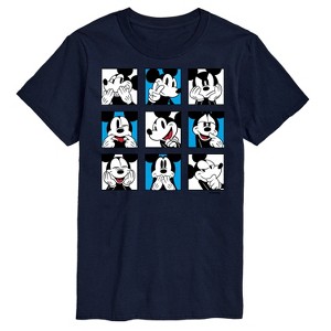 Men's - Disney - Mickey Faces Short Sleeve Graphic T-Shirt - 1 of 4