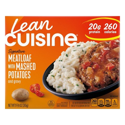 Lean Cuisine Protein Kick Frozen Meatloaf with Mashed Potatoes Microwave Meal - 9.375oz