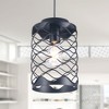 Bella Depot Modern Small Black Crystal Chandelier Luxury Dimmable Metal Pendant Light for Hallway, Kitchen Island - 4 of 4