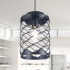 Bella Depot Modern Small Black Crystal Chandelier Luxury Dimmable Metal Pendant Light for Hallway, Kitchen Island - image 2 of 4