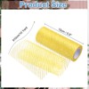 Unique Bargains Sheer Nylon Glitters Wave Mesh Decorative Ribbon Trim 6 Inch 10 Yards - 2 of 4