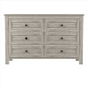 NicBex 6-Drawer Dresser for Bedroom,Retro Farmhouse Style Wooden Dressers,Chest of Drawers for Living Room,Dining Room,Hallway,Enterway - 4 of 4