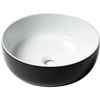 ALFI ABC908 Black & White 15Inch Round Above Mount Ceramic Sink - 3 of 4