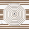 Best Choice Products 10ft Solar LED Lighted Striped Patio Umbrella w/ Crank, Tilt, Push Button, 6 Ribs - 4 of 4