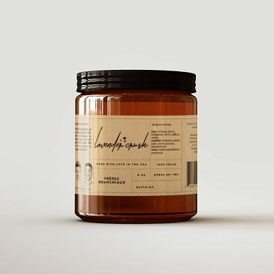 Lavender Crush Candle - Freres Branchiaux