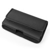 LUXMO Extra Large Horizontal Universal Nylon Pouch w/ Dual Card Slots - Black - 2 of 4