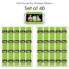 Big Dot of Happiness Scientist Lab - Mini Candy Bar Wrapper Stickers - Baby Shower or Birthday Party Small Favors - 40 Count - 3 of 4