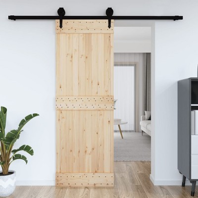 VidaXL Door NARVIK 31.5"x82.7" Solid Wood Pine