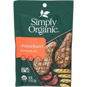 Simply Organic Marinade Mix Chimichurri -.71 oz (Case of 12) - 1 of 4