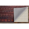 Voss Transitional Oriental Red/Brown/Blue Area Rug - 4 of 4