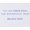 Friendship Card for Her Illustrated by Aminah Dantzler 'Fierce-fully and Wonderfully Made' - PAPYRUS - image 3 of 4