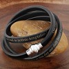 West Coast Jewelry Lord's Prayer Leather Wrap Bracelet - 2 of 3
