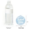 Big Dot of Happiness Dusty Blue Elegantly Simple - Guest Party Favor Gift Tags (Set of 20) - 3 of 4