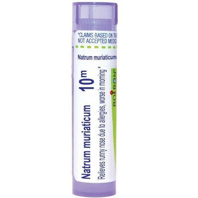 Natrum Muriaticum 10M by Boiron Homeopathic Single Medicine For Allergy  -  80 Pellet