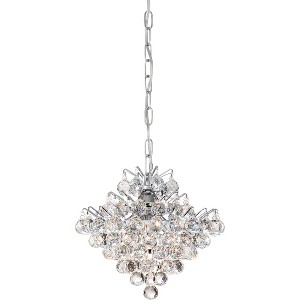 Bordeaux 4-Light Polished Chrome Mini Pendant Light - 1 of 4