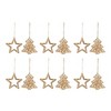 Woven Rattan Star and Tree Ornament (Set of 12) - 3 of 4